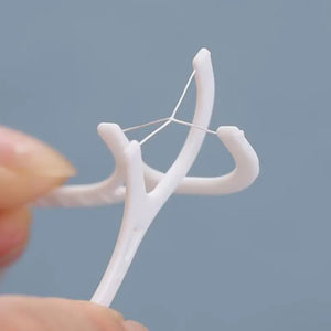 50/100pcs Disposable Dental Floss Cleaning Dental Floss Pick Interdental Brush Teeth Picks Tooth Clean Oral Hygiene Tool
