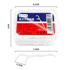 150Pcs/box Dental Floss Stick Tooth Cleaning Interdental Brush Dental Floss Pick Oral Hygiene Care Ultra-Fine Dental Floss Tooth