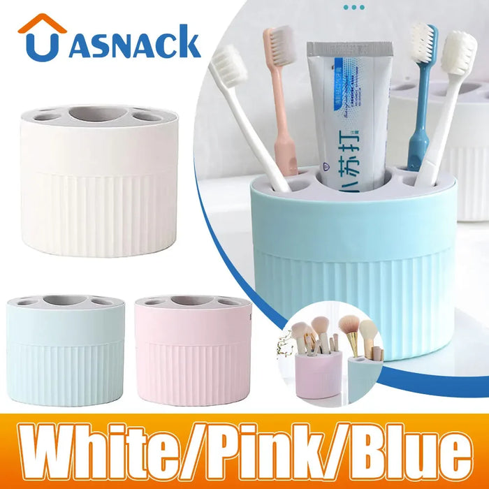 1Pc Toothbrush Toothpaste Holder Case Shaving Makeup Brush Electric Toothbrush Holder Organizer Stand Bathroom Accessories Box