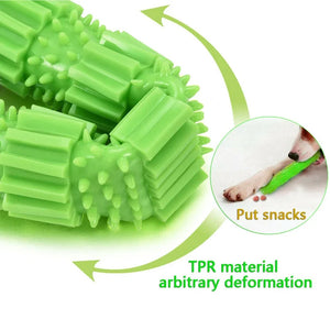 Pet Toy Dog Teething Stick Leaky Food Molar Stick Dogs Clean Care Oral Toothbrush Pet Training Gnawing  Interactive Supplies