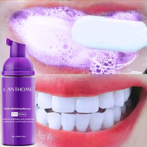 V34 Mousse Toothpaste Remove Stains Reduce Yellow Whiten Remove Odors Freshen Breath Clean Teeth Oral Care Products