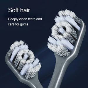 Spiral Bristle Toothbrush Soft Medium Hard Bristles Manual Oral Care for Thorough Cleaning, Gum Health and Fresh Breath