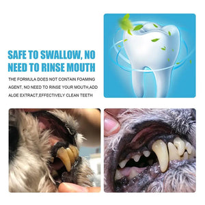 60 G Pet Toothpaste Fresh Edible Remove Bad Breath Tartar Dental Calculus For Dogs Cats Pet Dental Care Supplies