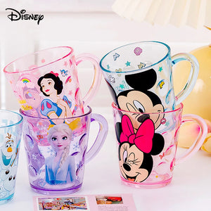 Disney Stitch Mickey Minnie Mouse Cartoon Mug Cups Anime Frozen Elsa Kawaii Cartoon Mouthwash Cup Kids Drink Water Milk Mug Cup