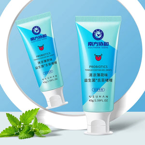 Tongue Scraper and Coating Cleaning Gel Fresh Remove Odor To Cleaner for Bad Breath Cleaning Products for Tongue Cleaning