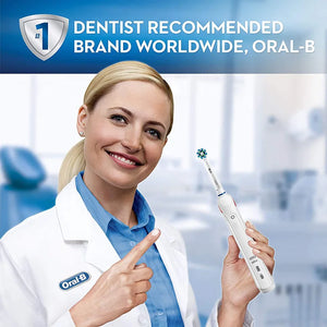 Oral B Electric Toothbrush Pro 4000 3D Action Daily Clean Teeth Visible Pressure Sensor 4 Modes Gum Cares Waterproof Rechargeabl