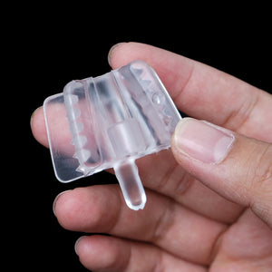 5pc Dental Silicone Bite Block with Saliva Ejector Hole Mouth Opener Occlusal Pad Cheek Retractor Oral Care Tools