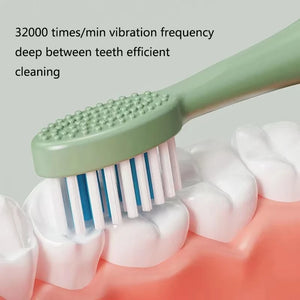 Ultrasonic Electric Toothbrush for Adults Timer Teeth Automatic Vibrator Sonic Brush Whitening IPX7 Waterproof 4 Brush Heads