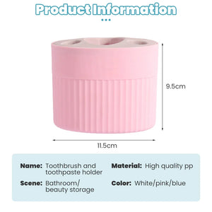 1Pc Toothbrush Toothpaste Holder Case Shaving Makeup Brush Electric Toothbrush Holder Organizer Stand Bathroom Accessories Box