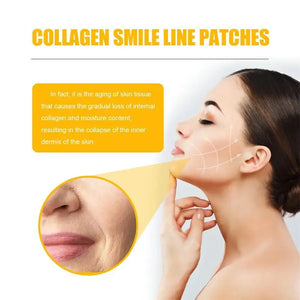Collagen Smile Line Gel Patch Lifting Firming Relief Sagging Mouth Wrinkle Treatment Anti Aging Tighten Sticker Korean Skin Care