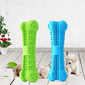 Dog Chew Toys Pet Molar Tooth Cleaning Brushing Stick Dog Bone Shape Toothbrush Doggy Puppy Dental Care Dogs Toy Pets Supplies