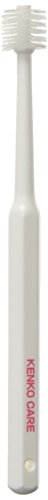 Toothbrush for dogs easy to use made in Japan Kenko care by Mind Up (Cylinder Head)