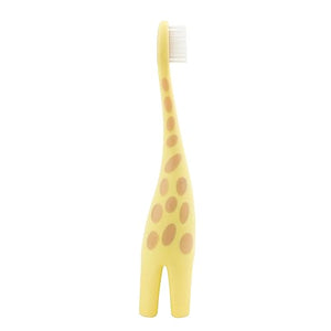 Dr. Brown's Infant-to-Toddler Training Toothbrush, Soft for Baby's First Teeth, Giraffe, 0-3 Years