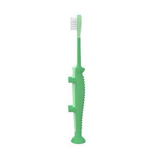 Dr. Brown's Baby and Toddler Toothbrush, Crocodile 1-Pack, 1-4 Years