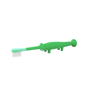 Dr. Brown's Baby and Toddler Toothbrush, Crocodile 1-Pack, 1-4 Years
