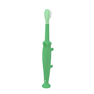 Dr. Brown's Baby and Toddler Toothbrush, Crocodile 1-Pack, 1-4 Years