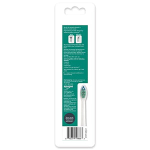 Amazon Basics Anti-Plaque Pro Replacement Brush Heads, White, 3 Count (Fits most Philips Sonicare Click-On Electric Toothbrushes) (Previously Solimo)