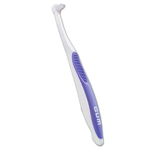 GUM End Tuft Toothbrush - Extra Small Head For Hard-to-Reach Areas - Implants, Back Teeth, and Wisdom Teeth - Soft Dental Brush for Adults, 1ct