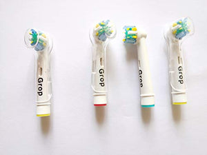 Toothbrush Replacement Heads Refill for Oral B Electric Toothbrush Pro 1000 Pro 3000 Pro 5000 Pro 7000 Vitality Floss Action,8 Count with Covers