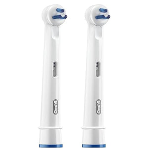 Oral-B Interspace Electric Toothbrush Head, Deep Plaque Remover, Pack of 2, Cleans Between Teeth, White