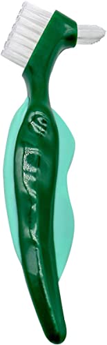 Premium Hard Denture Brush Toothbrush, Cleaning Brush, Multi-Layered Bristles & Portable Denture Double Sided Brush, Denture Care(Pack of 3)