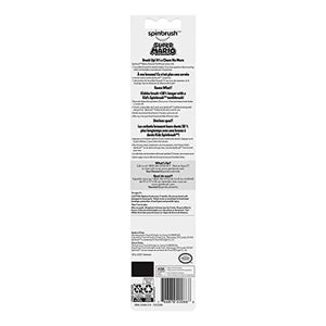 Spinbrush Super Mario Kid’s Electric Battery Toothbrush, Soft, 1 ct, Character May Vary