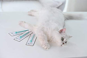 Soft Cat Toothbrush with 360-degree Head | Safe, Effective and Deep Pet Teeth Cleaning | Brush Away Bad Breath | Food Grade Silicone (2 Pack, Mint Green, Rose Pink)