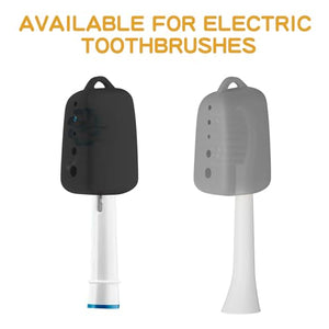 Lapfoon 8 Packs Toothbrush Covers, Silicone Toothbrush Covers Caps for Electric Toothbrush Replacement Head & Manual Toothbrush, Toothbrush Travel Essentials