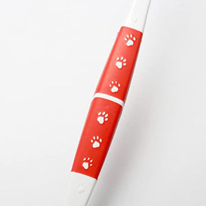 Jegtew Dog Toothbrush, Double Headed Pet Toothbrush with Soft Bristles, Easy Teeth Cleaning, Dog Dental Care for Puppies, Cats and Small Pets