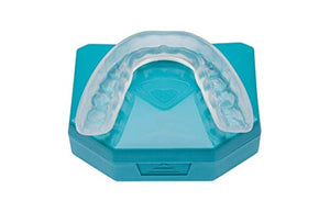 1+1 Professional Dental Splint with improved design, against Teeth Grinding, Mouth Guard for Clenching at Night TMJ Relief Protection Bruxism Custom Fit Bite Tray storage case included