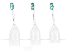 Philips Sonicare Genuine E-Series Replacement Toothbrush Heads, 3 Brush Heads, White, HX7023/30