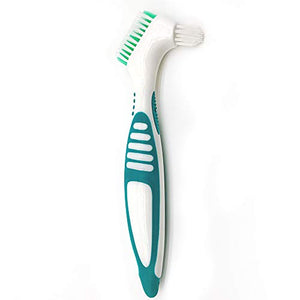 myKimono Premium Hygiene Denture Cleaning Brush Set, Multi-Layered Bristles & Ergonomic Rubber Handle, for Denture Care(Pack of 2)