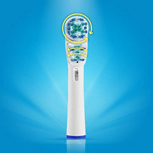 Replacement Brush Heads Compatible with Oral-B-Braun– Dual Clean - Pack of 4 Generic Electric Toothbrush Replacement Heads