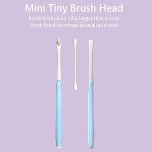 JGocot Small Dog Toothbrush,|Micro Brush Head|Nano Bristle|Soft Pet Toothbrush for Sensitive Gum&Teeth, Dog Teeth Cleaning Kit for Puppy, Kitten, Cats&Miniature Toy Size Dogs