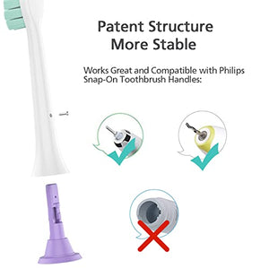 Toothbrush Replacement Heads for Philips Sonicare Heads, Electric Brush Head Compatible with Phillips Sonic Care Head, 8 Pack