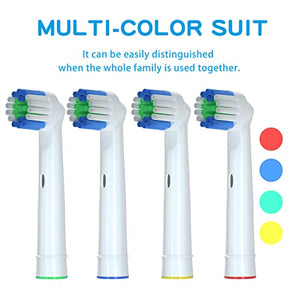 Electric Toothbrush Replacement Heads Compatible with Oral-B Soft Bristles Replacements Brush Heads 16 Pack