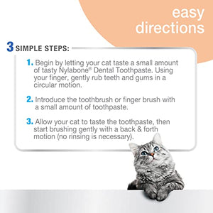Nylabone Advanced Oral Care Cat Dental Kit Original (3 Count)