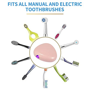 TAISHAN UV Sanitizer Toothbrush Case，Portable Rechargeable Travel Toothbrush Holder,Fits All Toothbrushes for Electric and Manual Toothbrushes,Safety Feature for Home and Travel