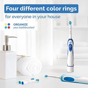 Milos Electric Toothbrush Heads - 16 Pack, Professional Toothbrush Replacement Heads, Compatible with Oral-B Toothbrushes