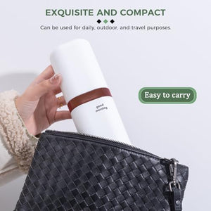 Travel Toothbrush Holder,Toothbrush Holder and Rinse Cup with Handle Toothbrush Travel Case,Multifunctional Toothbrush Cup,Large Capacit Travel Toothbrush Holder with Mouthwash Cup(2pcs)