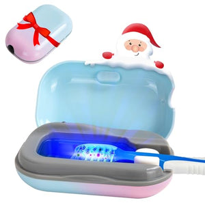 TAISHAN UV Sanitizer Toothbrush Case，Rechargeable Portable Mini Travel Toothbrush Holder,Fits All Toothbrushes for Both Electric and Manual Toothbrushes,Safety Feature, for Home and Travel