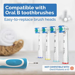 Milos Electric Toothbrush Heads - 16 Pack, Professional Toothbrush Replacement Heads, Compatible with Oral-B Toothbrushes