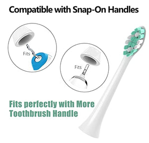 Gypoirul Toothbrush Replacement Heads Compatible with Philips Sonicare Replacement Heads, Electric Brush Head for 4100 5100 6100 9023 W Optimal Plaque Control 10 Pack,