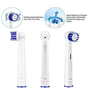 Replacement Toothbrush Heads Compatible with Oral B Braun,8 Pack Professional Electric Toothbrush Heads Brush Heads Refill for Oral-B 7000/Pro 1000/9600/ 500/3000/8000