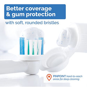 Milos Electric Toothbrush Heads - 16 Pack, Professional Toothbrush Replacement Heads, Compatible with Oral-B Toothbrushes