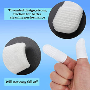 PenVinoo 20 PCS Dog Toothbrush Pet Toothbrush Finger Toothbrush cat Toothbrush Washable & Comfortable & Durable 1 Set for 2 Fingers(20)
