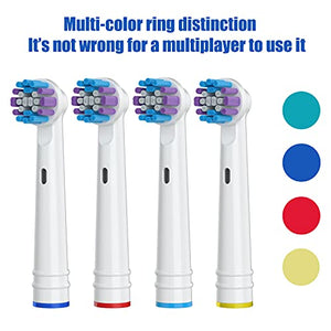 Replacement Toothbrush Heads for Oral-B, 4 Pack Replacement Heads Compatible with Oral B Braun Electric Toothbrush (4 Pack)