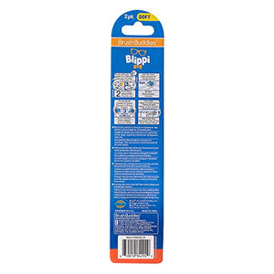 Brush Buddies Blippi Kids Toothbrushes, Manual Toothbrushes for Kids, Toothbrush for Toddlers 2-4 Years, Blippi Childrens Toothbrush, Soft Toothbrushes, 2PK