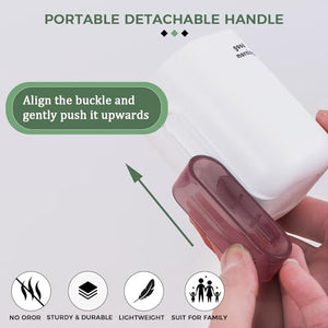 Travel Toothbrush Holder,Toothbrush Holder and Rinse Cup with Handle Toothbrush Travel Case,Multifunctional Toothbrush Cup,Large Capacit Travel Toothbrush Holder with Mouthwash Cup(2pcs)
