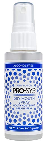 PRO-SYS® Dry Mouth Spray, Alcohol-Free, Sugar-Free, Mild Mint, 2 fl. oz. – 1 Bottle